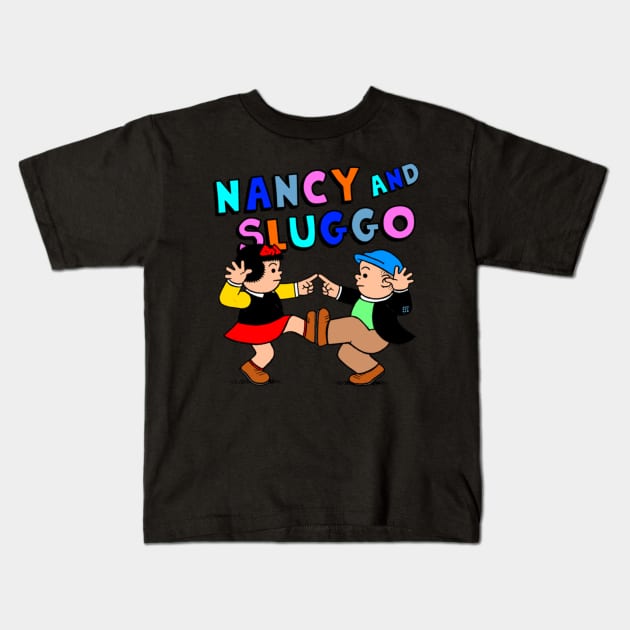 Nancy  Sluggo Come Dancing Kids T-Shirt by szymkowski